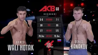 Ахмад Вали Хотак vs. Денис Канаков | Ahmad Wali Hotak vs. Denis Kanakov | ACB 68 - Young Eagles 21