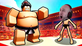 הפכתי ללוחם הסומו הכי טוב ברובלוקס ! | Sumo Simulator