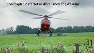 🚒🚁🚨[Christoph12 startet in Ahrensbök spektakulär ]🚨🚁🚒