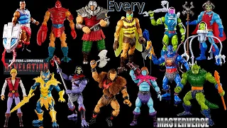 Every Mattel He-man Masterverse Masters of the Universe Revelation Netflix MOTU Comparison List