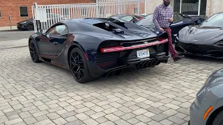 Bugatti Chiron cold start