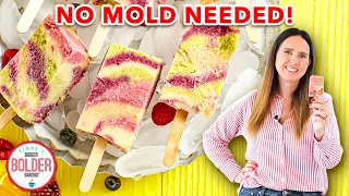 Tie Dye Popsicle Recipe (No Popsicle Mold Needed!)