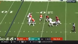 Russell Wilson 12 Yard Touchdown Pass to Courtland Sutton | Broncos vs Dolphins