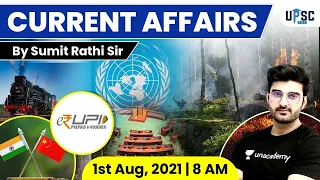 Daily Current Affairs in Hindi by Sumit Rathi Sir | 2 August 2021 | The Hindu PIB for IAS