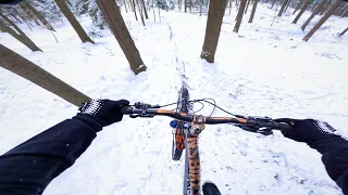 Śnieżne Enduro na Brzeźnica Trail Spot