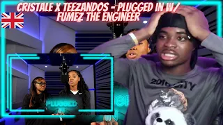 Cristale x Teezandos - Plugged In w/ Fumez The Engineer | UK DRILL (REACTION) #pluggedin #cristale