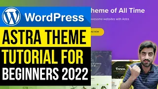 Astra Theme WordPress Tutorial for Beginners Hindi Urdu | How to Install Astra Theme in WordPress