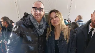 Deborah De Luca, Veronica Simioli e Franco Ricciardi al Maradona esibizione prima di Napoli Juventus