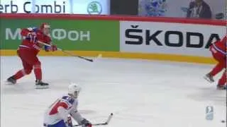 Goal POPOV Alexander (Russia vs Norway) World Championship 17/05/2012