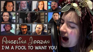 Angelina Jordan  I'm a Fool To Want You  Billie Holiday  Reaction Compilation