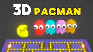 I Made 3D Pacman Game