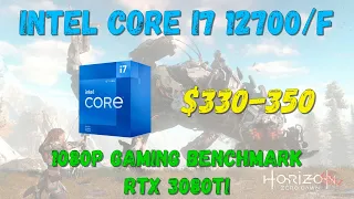 Intel Core I7 12700/12700F Stock VS No Power Limit Gaming Benchmark RTX 3080Ti!