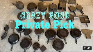 Super Rare Griswold Erie Wagner Cast Iron Cookware Collection Collectors Dream Pick for eBay Selling