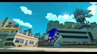 Bomb Rush Cyberfunk BETA PROJECT: special Sonic Moveset + Brink terminal trailer