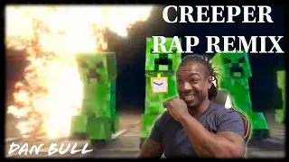 First time hearing Dan Bull "Creeper Rap Remix" REACTION