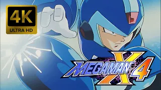 Mega Man X4 (Rockman X4) Opening [4K 60FPS AI Upscaled & Enhanced]