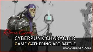 Roman Guro: Cyberpunk Character Design: Разбор ArtBattle GameGathering