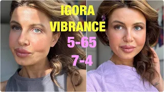 БЕЗАММИАЧНОЕ  Тонирование волос  / IGORA VIBRANCE #уходзаволосами #igoraroyal