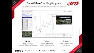 2-48 Data/Video Coaching Program - Live Webinar with Patroon Chapter BMW CCA on 12/07/21