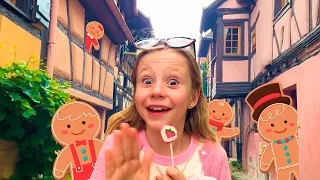 Nastya apprend à faire des biscuits et visite le musée du pain d'épice