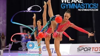 FULL REPLAY - 2014 Rhythmic Worlds, Izmir (TUR) - Group All-around Part 1 - We are Gymnastics!