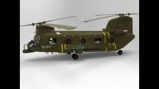 ACH-47 Chinook 3D model from CGTrader.com