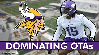 Dallas Turner Is A MONSTER! Vikings OTAs Practice News, Rumors & Highlights From Days 1 & 2