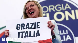 Italy election: Far right on course to win as Giorgia Melonia claims victory – BBC News