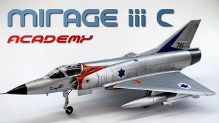 Academy Dassault Mirage IIIC - 1/48 Scale Plastic Model Kit - Build & Review