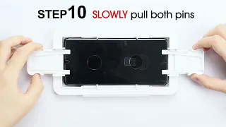 amFilm Ultra Glass Screen Protector for Galaxy S22 Ultra Installation Video