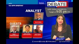 The Debate |05 Jan 2022| DG ISPR Press Release