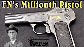 FN's Millionth Pistol: Presented to John Browning; Saved by a Belgian Cop