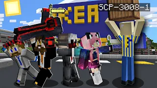 SCP-3008 IKEA INVESTIGATING IN MINECRAFT (We had to RUN AWAY)