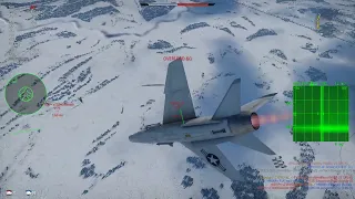 War Thunder F8U 2 Dogfight