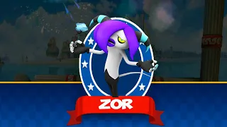 Playing as ZOR New Character Fan Made in Sonic Dash All Characters Unlocked Fully Upgraded Gameplay