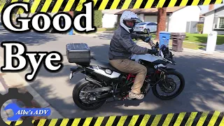 No more BMW F800GS