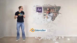 3D Destruction Effects in Blender & After Effects | VFX Tutorial