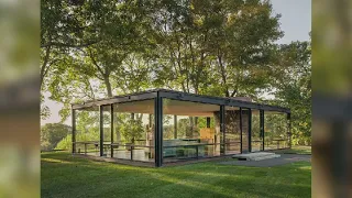 New Canaan glass house a modern architectural landmark