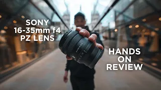 Sony 16-35mm f4 PZ Lens HANDS ON IN LONDON 🇬🇧