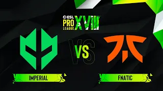 Imperial vs. fnatic - Map 1 [Overpass] - ESL Pro League Season 18 - Group C