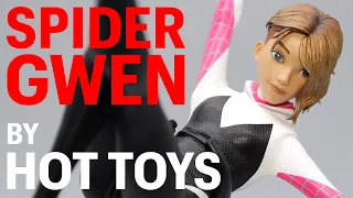 Hot Toys Spider-Man Into the Spider-Verse Spider-Gwen 1/6 Scale Figure Unboxing & Review