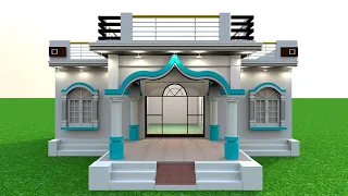 3 Bedroom House Design with Porch