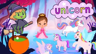 BEDTIME STORIES FOR TODDLERS AND KIDS. MAGICAL JOURNEY, PRINCESS, WITCH AND A UNICORN