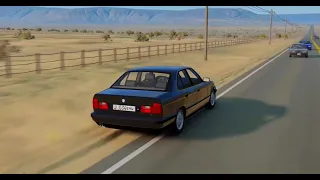 BMW M5 E34 on the track/extreme driving