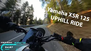 Uphill twisties on my Yamaha XSR 125