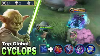 BUILD CYCLOPS PALING SAKIT 2022 - BUILD CYCLOPS ANTI COOLDOWN -TUTORIAL CYCLOPS -TOP GLOBAL CYCLOPS