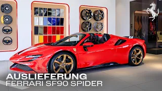 So läuft eine Ferrari Auslieferung ab! - Ferrari SF90 Spider delivery | Ferrari Ulrich