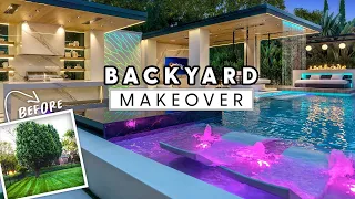 From Residence To Resort! Drastic Backyard MAKEOVER!