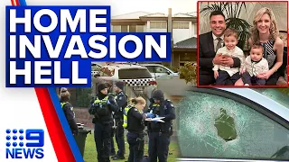 Family left terrified after burglar causes chaos in Melbourne’s west | 9 News Australia