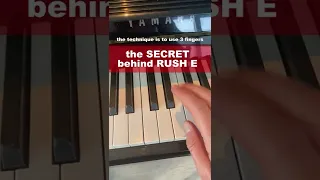 The SECRET behind RUSH E. Piano tutorial. #shorts